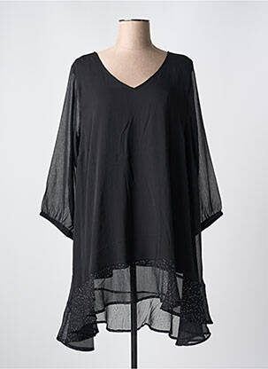 Tunică mâneci lungi negru ZHENZI femeie