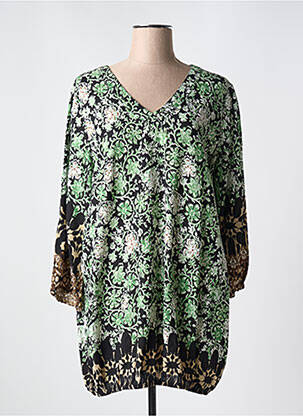 Tunică mâneci lungi verde ZHENZI femeie