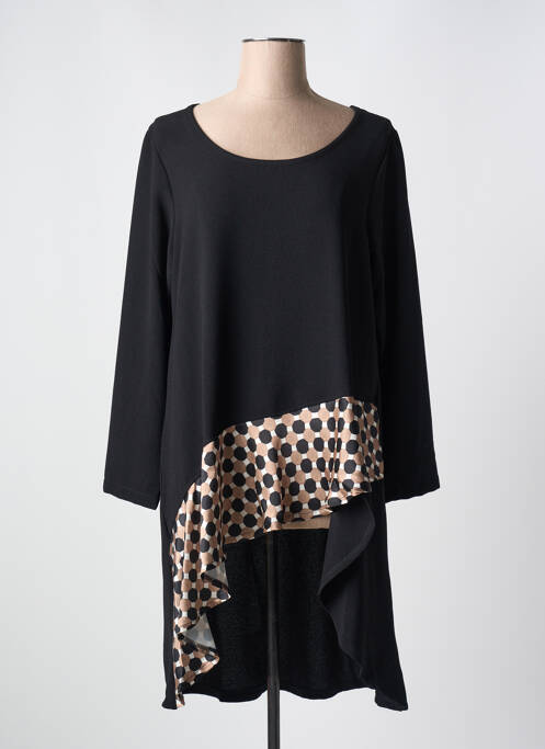 Tunică mâneci lungi negru G!OZE femeie