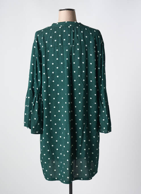 Tunică mâneci lungi manșete evazate verde OCTAVIE & LEONIE femme