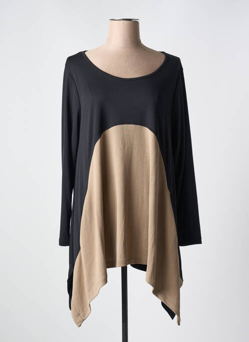 Tunică mâneci lungi negru G!OZE femeie