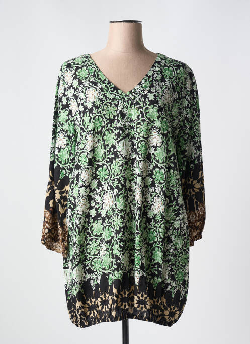 Tunică mâneci lungi verde ZHENZI femeie