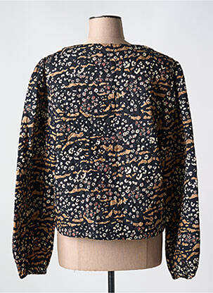 Jachete casual guler rotund negru KAFFE femeie