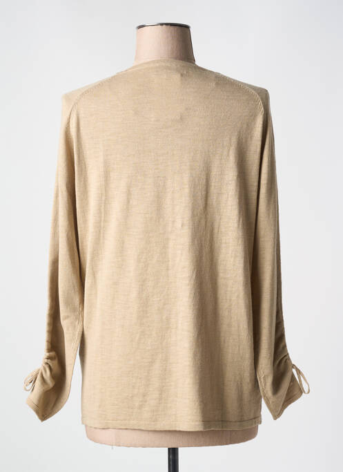 Vestă cu mâneci lungi bej BARBARA LEBEK femeie