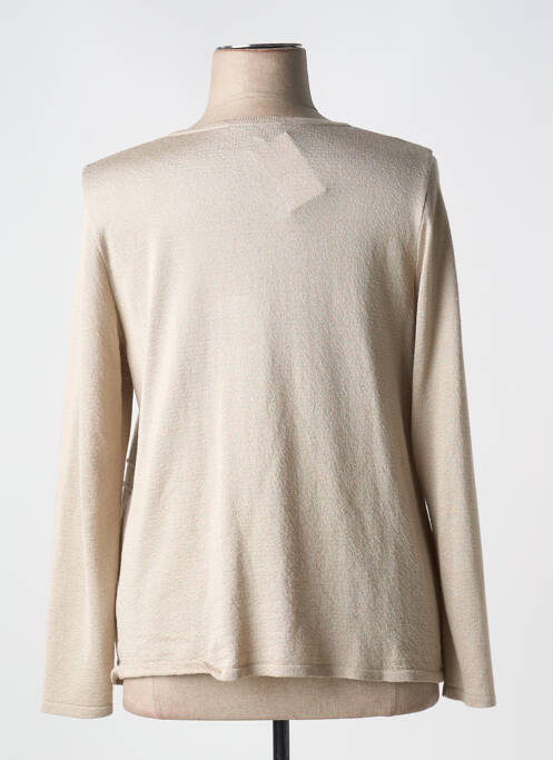 Vestă cu mâneci lungi bej TELMAIL femeie