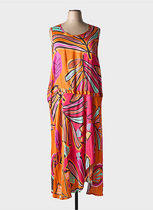 Rochie lungă portocaliu G!OZE femeie