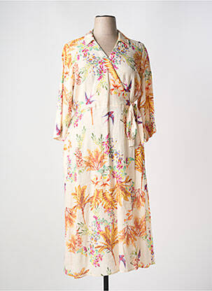 Rochie lungă bej DIANE LAURY femeie