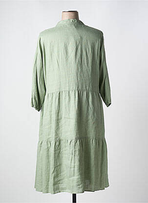 Rochie midi mâneci 3/4 mâneci 3/4 verde BARBARA LEBEK femeie