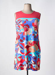 Rochie midi imprimeu floral fără mâneci roșu BELTY femeie
