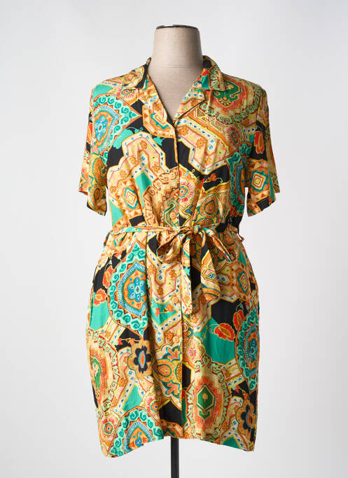 Rochie midi galben BELTY femeie