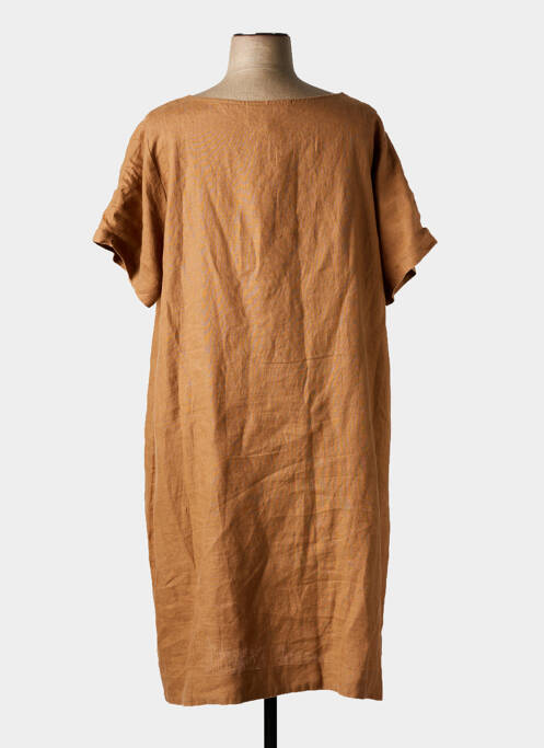 Rochie midi maro KOKOMARINA femeie