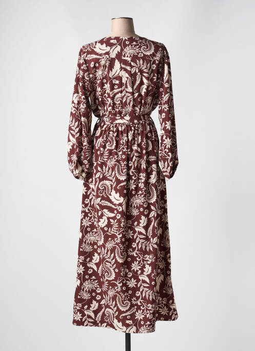 Rochie lungă maro CHRISTY femeie