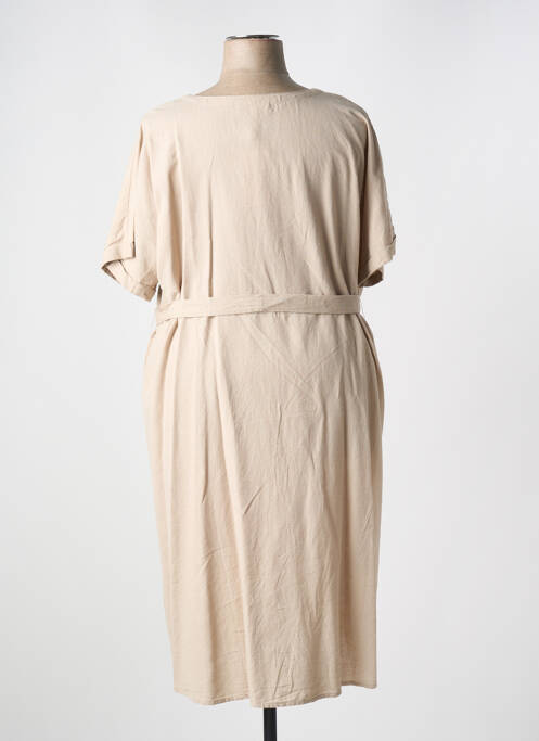 Rochie midi bej ZHENZI femeie