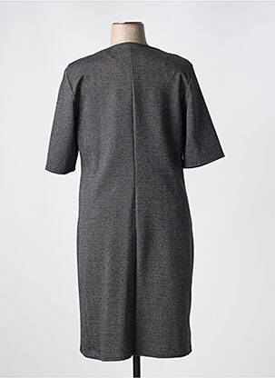 Rochie midi mâneci scurte mâneci scurte negru DIANE LAURY femeie