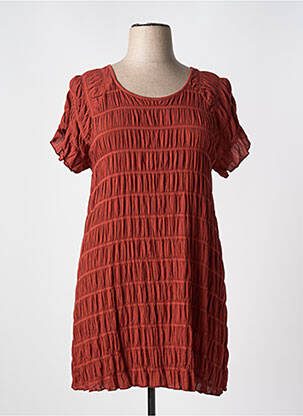 Tunică mâneci scurte portocaliu G!OZE femeie