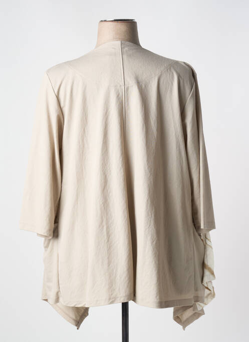 Vestă cu mâneci lungi bej G!OZE femeie