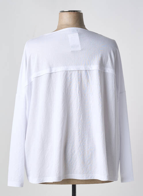 Vestă cu mâneci lungi alb G!OZE femeie