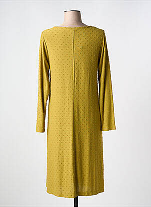Rochie midi croială fluidă mâneci lungi verde G!OZE femeie