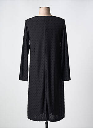 Rochie midi croială fluidă mâneci lungi negru G!OZE femeie