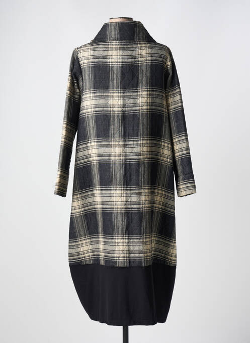 Palton lung negru G!OZE femeie