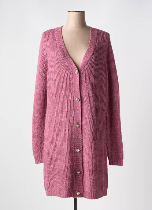 Vestă cu mâneci lungi roz ZHENZI femeie