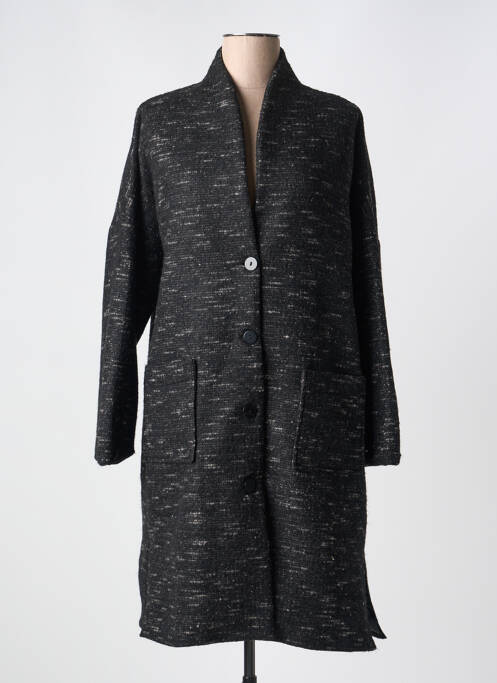 Palton lung negru KAKIE femeie