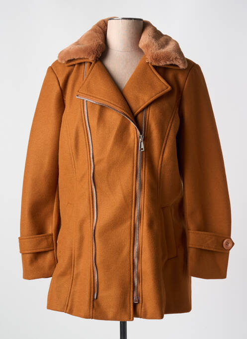 Palton lung maro CHRISTY femeie