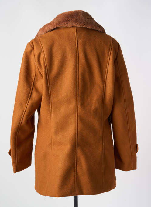 Palton lung maro CHRISTY femeie