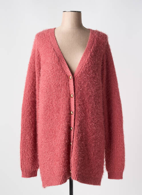 Vestă cu mâneci lungi roz ZHENZI femeie