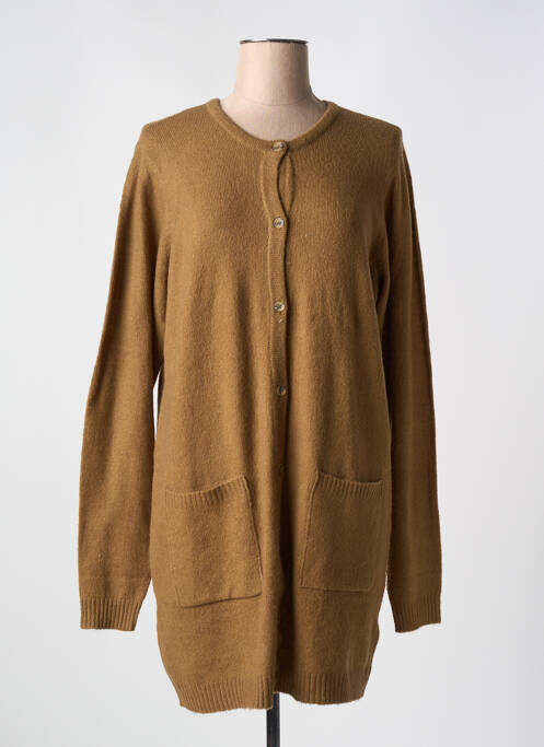 Vestă cu mâneci lungi maro ZHENZI femeie