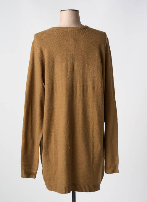 Vestă cu mâneci lungi maro ZHENZI femeie