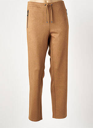 Pantalon drept talie elastică bej BARBARA LEBEK femeie