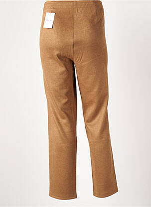 Pantalon drept talie elastică bej BARBARA LEBEK femeie