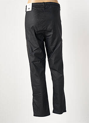 Pantalon drept talie elastică negru ZHENZI femeie