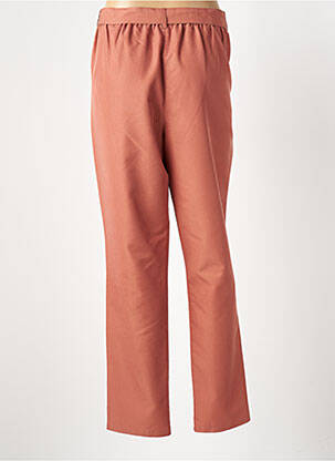 Pantalon drept talie elastică portocalie DIANE LAURY femeie