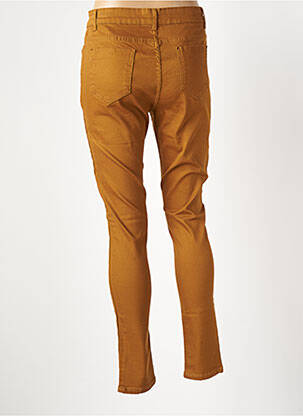 Pantalon slim buzunare maro CHRISTY femeie