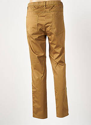 Pantalon slim talie elastică bej ZHENZI femeie