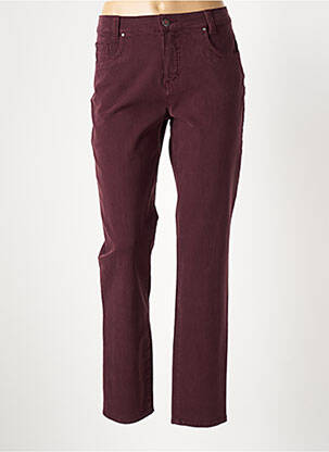 Pantalon slim buzunare violet LIEBLINGS JEANS femeie