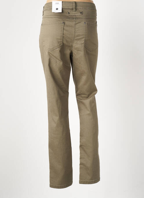 Pantalon drept verde ZHENZI femeie