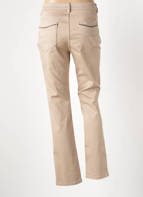 Pantalon slim bej DIANE LAURY femeie