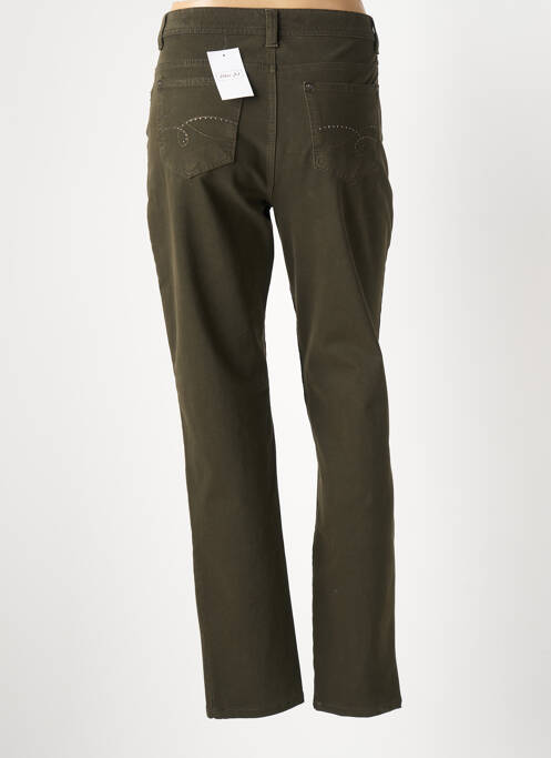 Pantalon drept verde ANNA MONTANA femeie