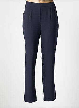 Pantalon chino buzunare talie înaltă albastru DIANE LAURY femeie
