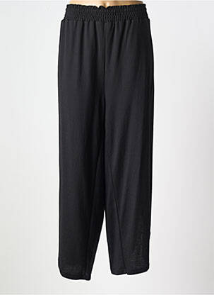 Pantalon drept elasticitate talie înaltă negru ZHENZI femeie