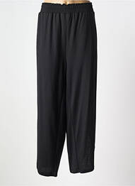 Pantalon drept elasticitate talie înaltă negru ZHENZI femme