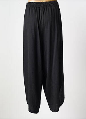 Pantalon drept elasticitate talie înaltă negru ZHENZI femeie