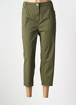 Pantalon 7/8 verde ZHENZI femeie