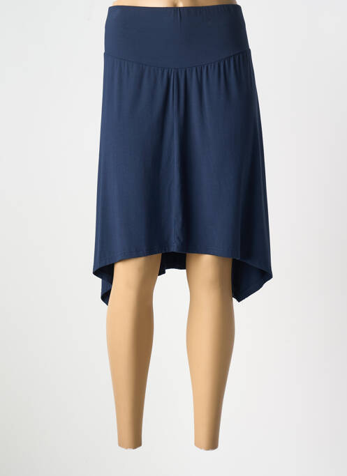 Fustă midi albastru ZHENZI femeie