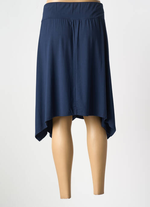 Fustă midi albastru ZHENZI femeie