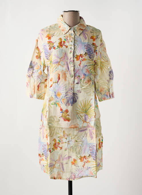 Rochie midi bej LE BOUDOIR D'EDOUARD femeie