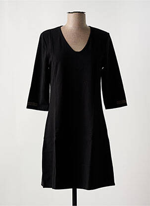 Rochie scurtă mâneci 3/4 mâneci 3/4 negru LE BOUDOIR D'EDOUARD femeie